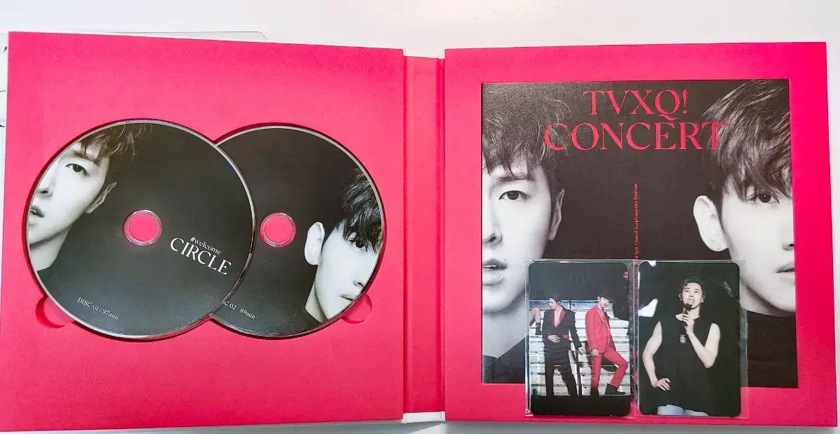 동방신기 유노윤호 최강창민 DVD 써클콘 콘서트 공식굿즈 포카